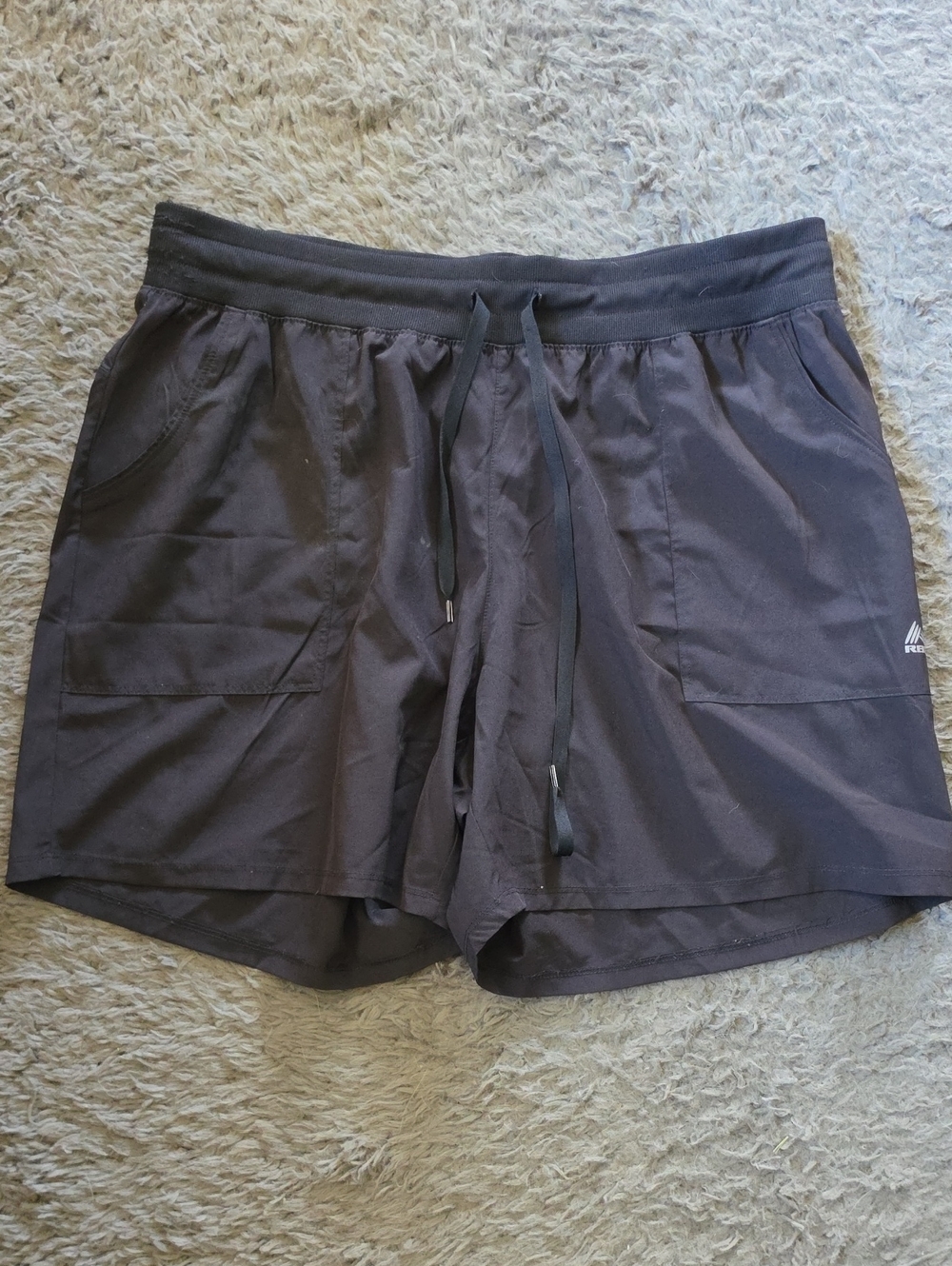 RBX Women's Sz 1X Black Athletic Drawstring Shorts
